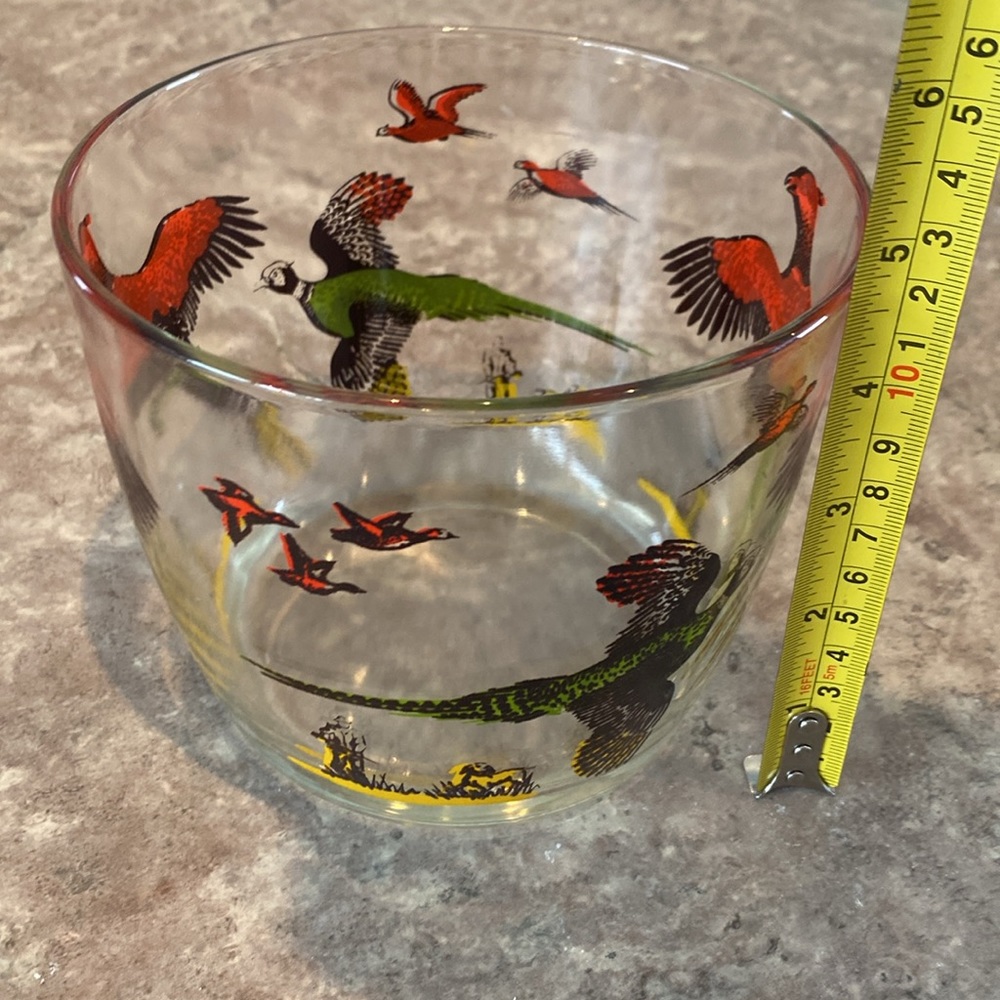 Vintage Hazel Atlas Pheasant Ice bowl - Picture 6 of 6